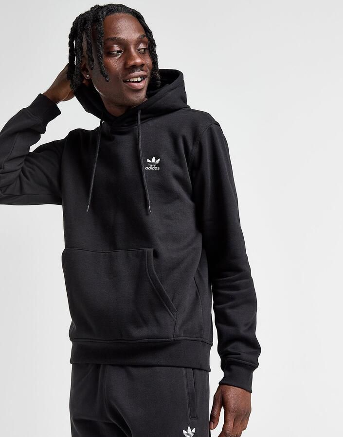 Adidas Originals Trefoil Essentials Hoodie men Hoodies & Sweaters zwart Maat L Kleding - Foto 2