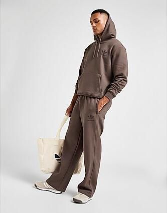 Adidas Originals Trefoil Essentials Open Hem Joggers Brown- Heren Brown