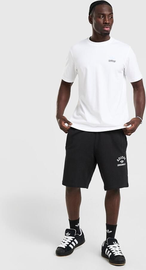 Adidas Originals Trefoil Graphic Shorts Zwart- Heren Zwart