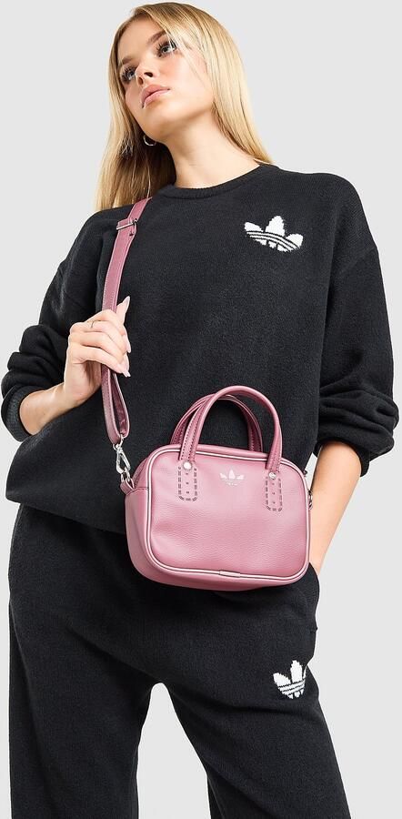 Adidas Originals Trefoil Knit Crew Sweatshirt Zwart- Dames Zwart