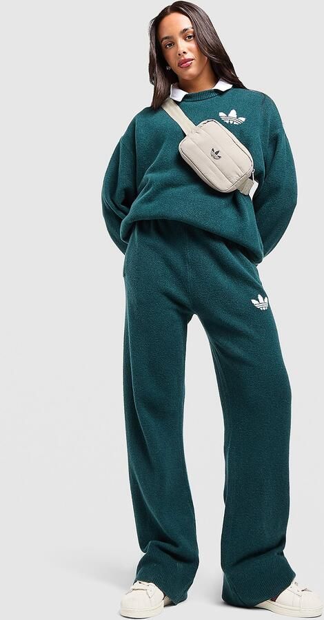 Adidas Originals Trefoil Knitted Joggers Groen- Dames Groen