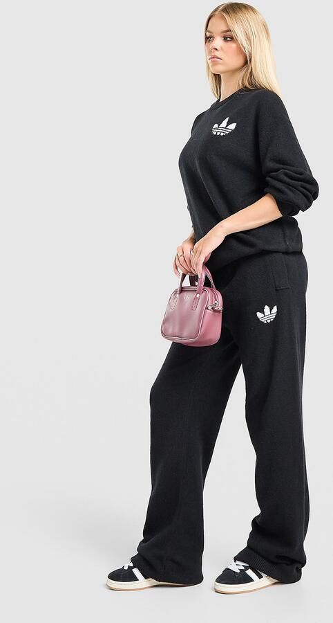 Adidas Originals Trefoil Knitted Joggers Zwart- Dames Zwart