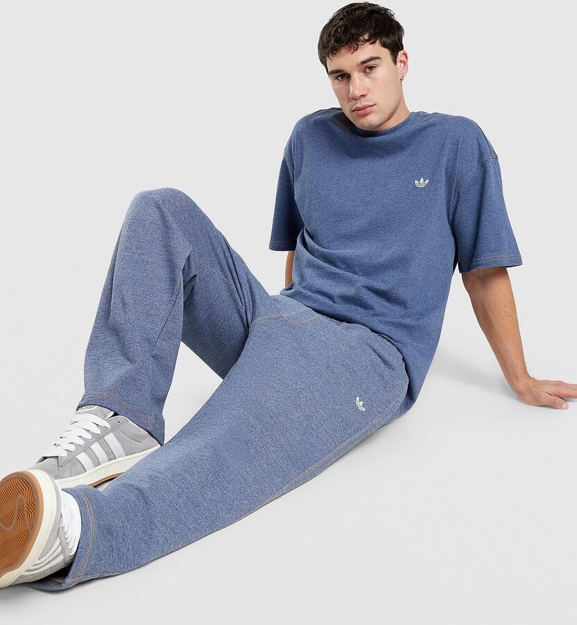 Adidas Originals Trefoil Open Hem Joggers Blauw- Heren Blauw