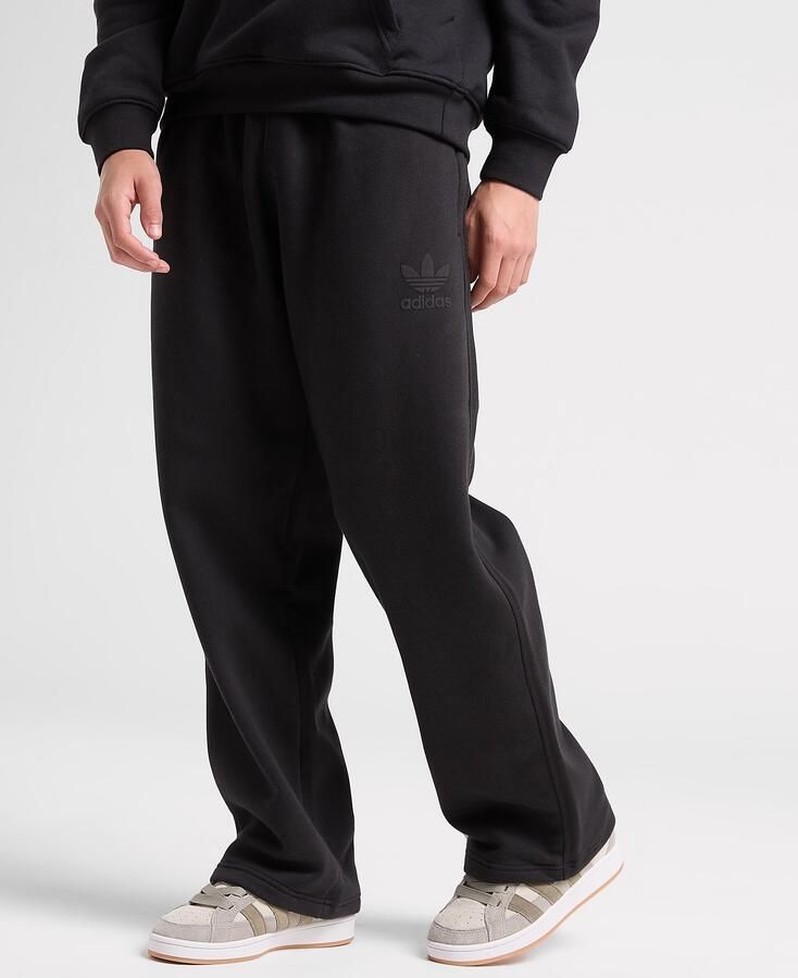 Adidas Originals Trefoil Open Hem Joggers Zwart- Heren Zwart