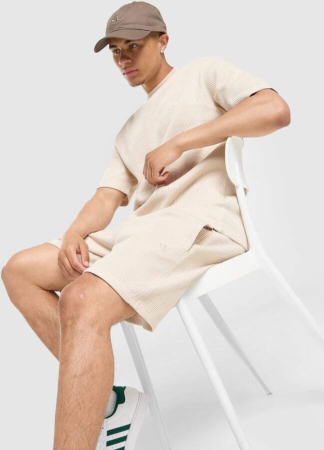 Adidas Originals Waffle Shorts Beige- Heren Beige