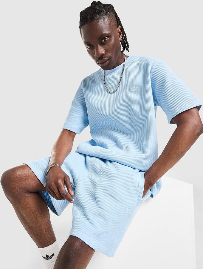 Adidas Originals Waffle Shorts Blauw- Heren Blauw