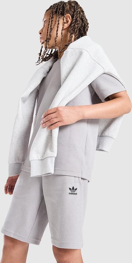 Adidas Originals Waffle Shorts Junior Grijs Kind Grijs