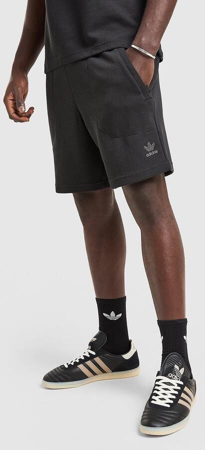 Adidas Originals Waffle Shorts Zwart- Heren Zwart