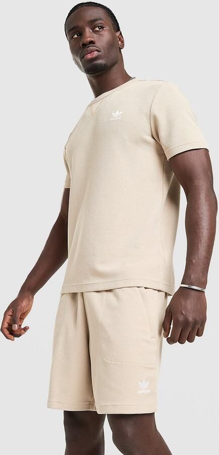 Adidas Originals Waffle T-Shirt Bruin- Heren Bruin