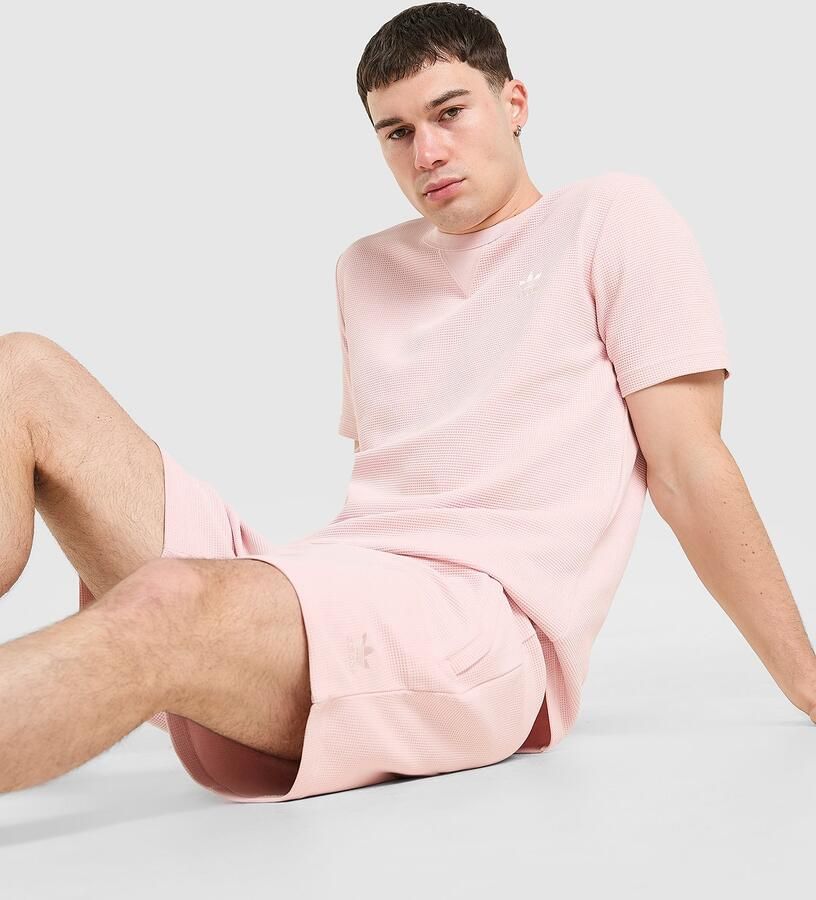 Adidas Originals Waffle T-Shirt Roze- Heren Roze