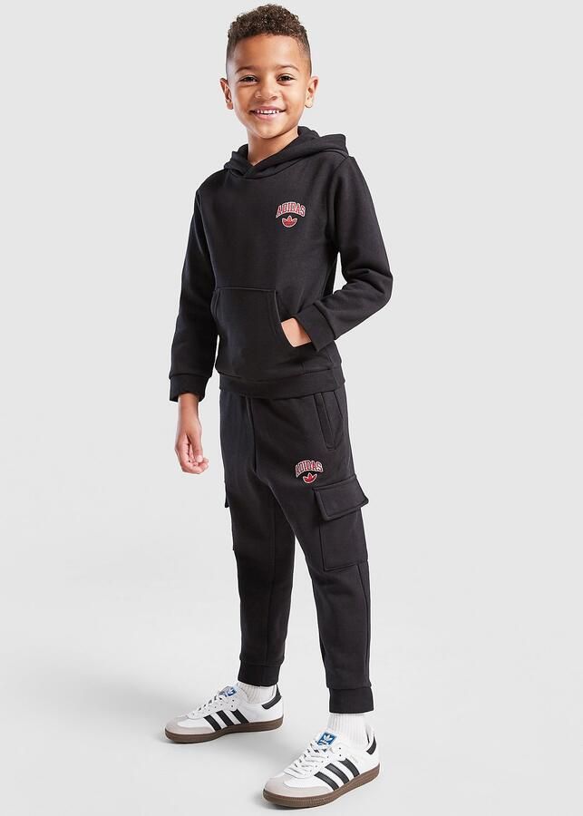 Adidas Originals World Tour Cargo Tracksuit Children Zwart Kind Zwart