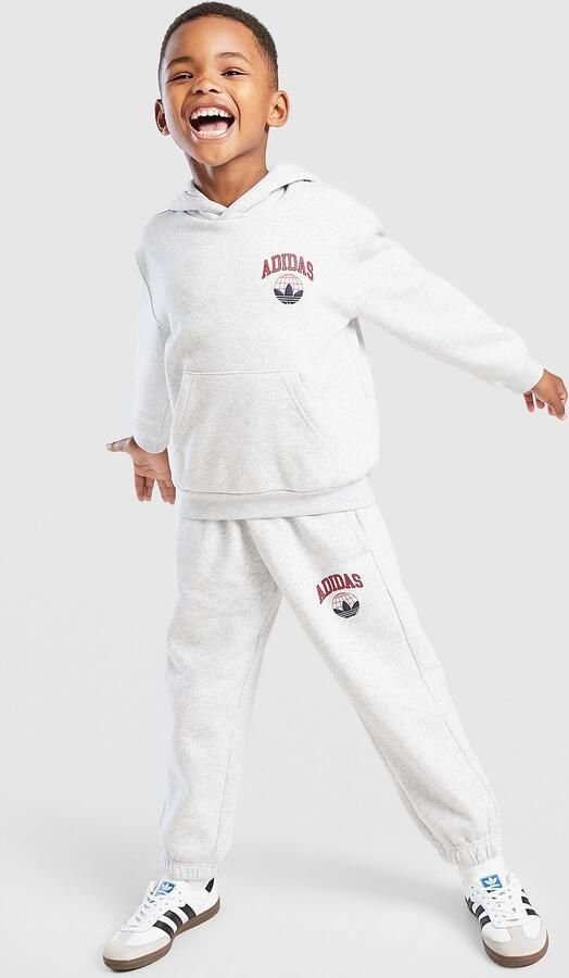 Adidas Originals World Tour Tracksuit Children Grijs Kind Grijs