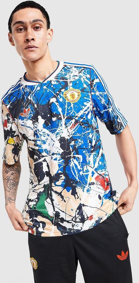 Adidas Originals x Manchester United x The Stone Roses Shirt Meerkleurig- Heren Meerkleurig - Foto 7