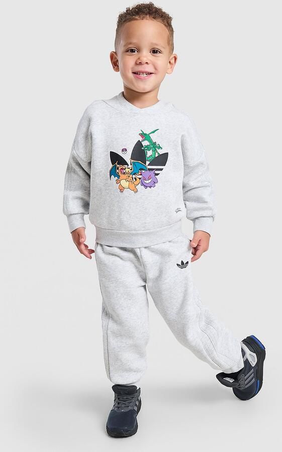 Adidas Originals x Pokémon Overhead Tracksuit Infant Grijs Kind Grijs