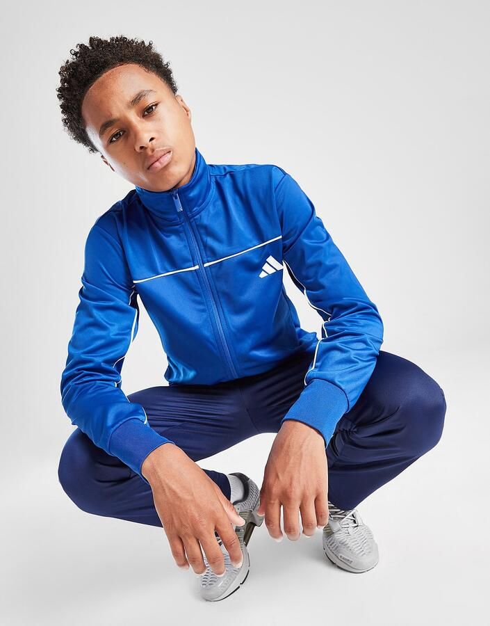 Adidas Poly Tracksuit Junior Blauw