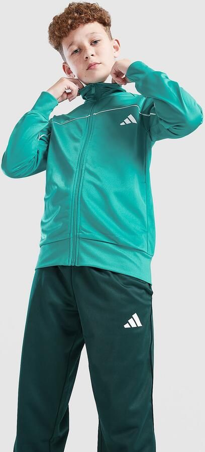Adidas Poly Tracksuit Junior Blauw