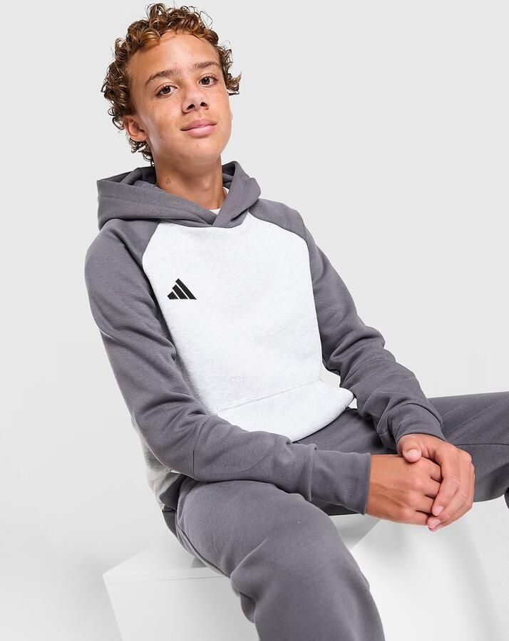 Adidas Raglan Hoodie Junior Grijs Kind Grijs