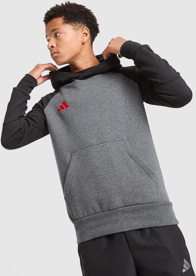 Adidas Raglan Hoodie Junior Zwart Kind Zwart