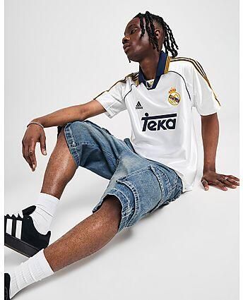 Adidas Real Madrid 1999 00 Shirt Wit- Heren Wit