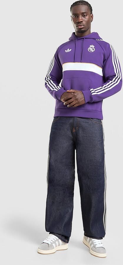 Adidas Real Madrid Originals Hoodie Paars- Heren Paars