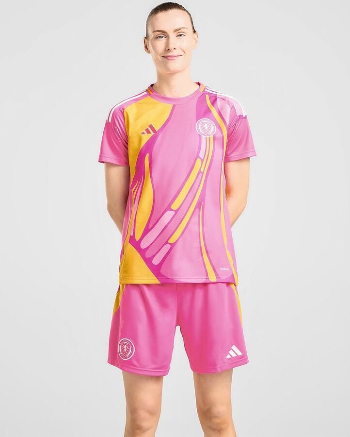 Adidas Scotland 2025 Away Shorts Dames Roze- Dames Roze