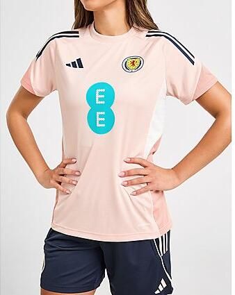 Adidas Scotland Tiro 25 Training Shirt Roze- Dames Roze