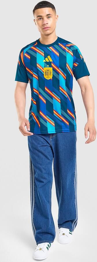 Adidas Spain 2026 Pre Match Shirt Blauw- Heren Blauw - Foto 6