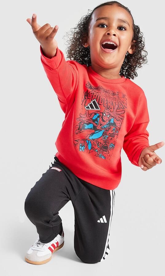 Adidas Spider Crew Tracksuit Infant Rood - Foto 6