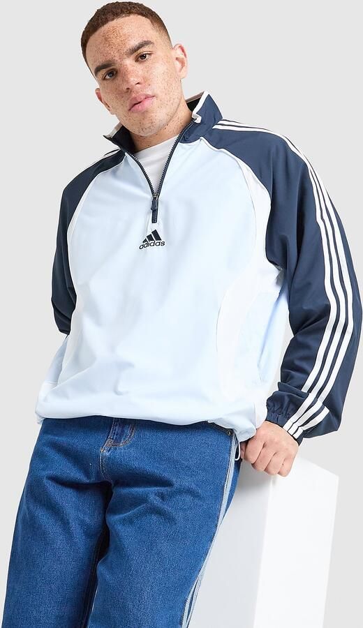 Adidas Teamgeist 1 2 Zip Track Top Blauw- Heren Blauw
