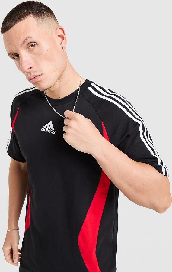 Adidas Teamgeist T-Shirt Zwart- Heren Zwart