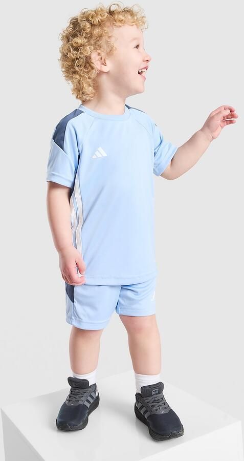 Adidas Tiro 26 T-Shirt Shorts Set Infant Blauw
