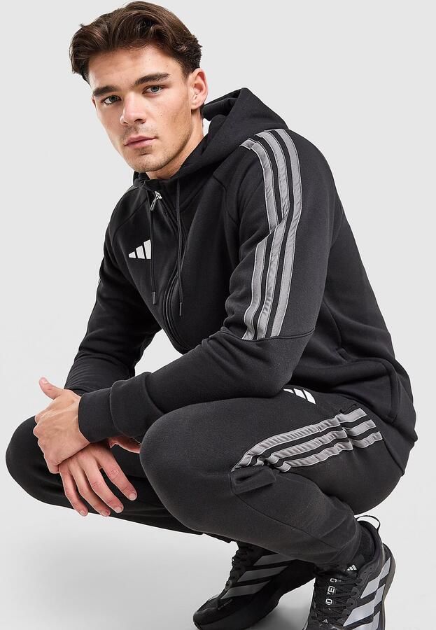 Adidas Tiro Essentials 3-Stripes Joggers Zwart- Heren Zwart