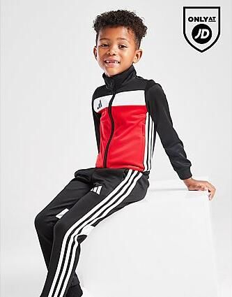 Adidas Tiro Poly Tracksuit Children Black Kind Black