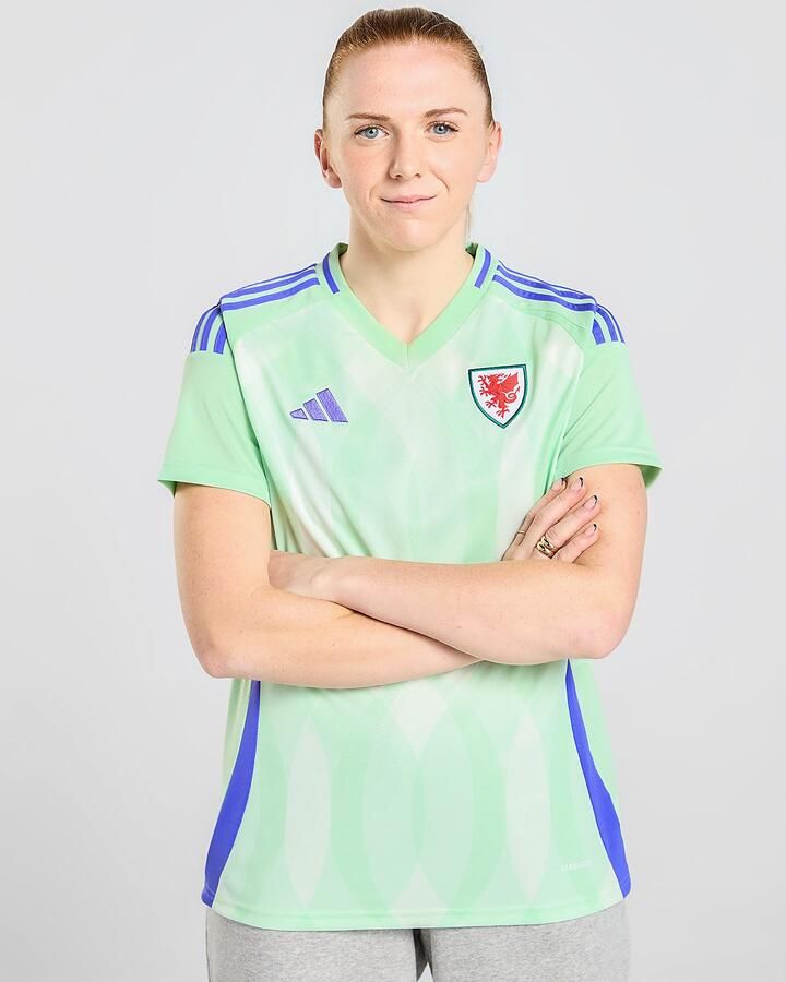 Adidas Wales WEC 2025 Away Shirt Dames Groen- Dames Groen