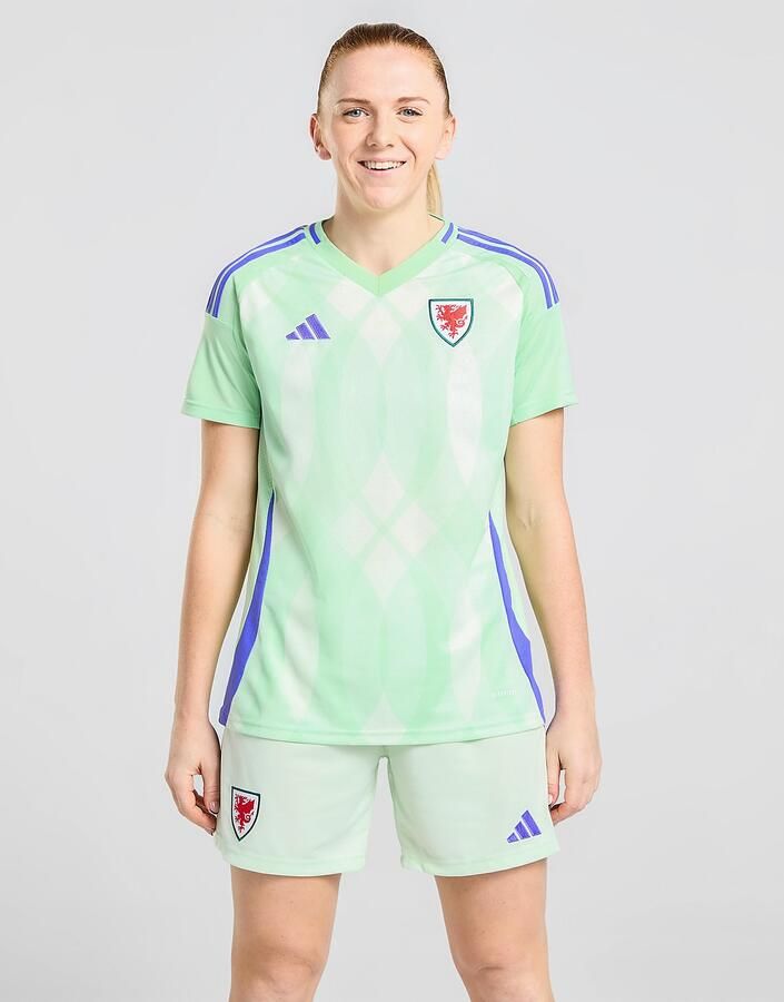 Adidas Wales WEC 2025 Away Shorts Groen- Dames Groen