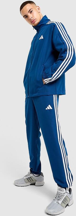 Adidas Woven Tracksuit Blauw- Heren Blauw