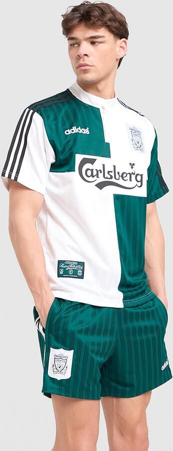 Adidas x Liverpool FC 95 96 Away Shorts Groen- Heren Groen - Foto 7