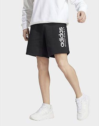 Adidas All SZN Fleece Graphic Short Black- Heren