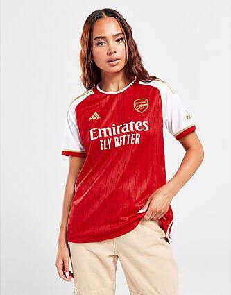 Adidas Arsenal FC 2023 24 Home Shirt Dames Better Scarlet White- Dames