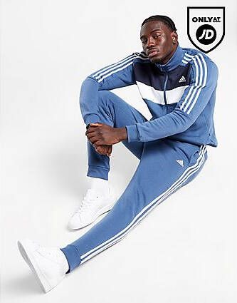 Adidas Badge of Sport Colour Block Fleece Trainingspak Heren Blue- Heren
