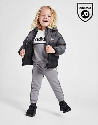 Adidas Badge Of Sport Colour Block Jacket Infant Grey