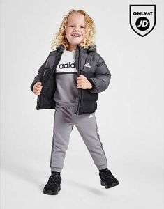 Adidas Badge Of Sport Colour Block Jacket Infant Grey