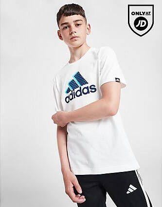 Adidas Badge Of Sport Grid T-Shirt Junior White Kind