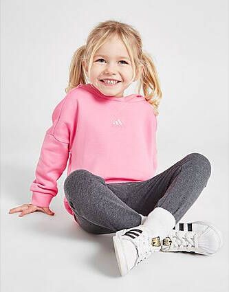 Adidas Badge Of Sport Hoodie Leggings Set Infant Pink