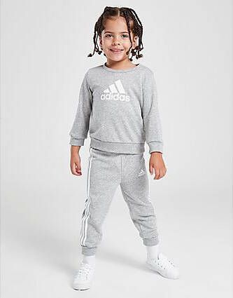 Adidas Large Badge Of Sport Crew Tracksuit Infant Grey
