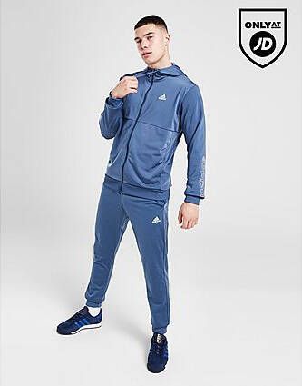 Adidas Badge of Sport Linear Logo Track Pants Blue- Heren
