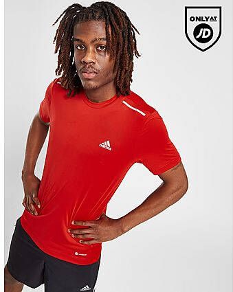 Adidas Badge of Sport Peformance T-Shirt Red- Heren