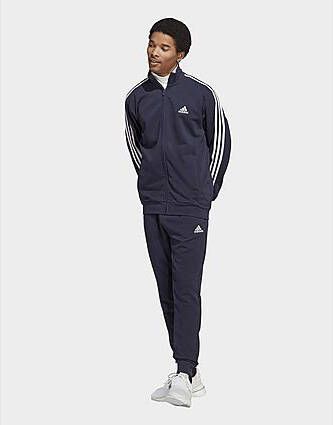 Adidas Basic 3-Stripes French Terry Trainingspak Legend Ink- Heren