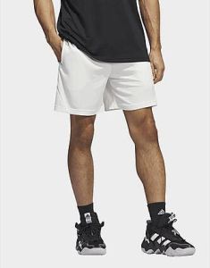 Adidas Basketball Badge of Sport Short Off White- Heren