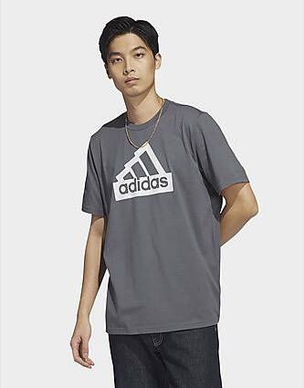 Adidas City Escape Graphic T-shirt Grey Five- Heren